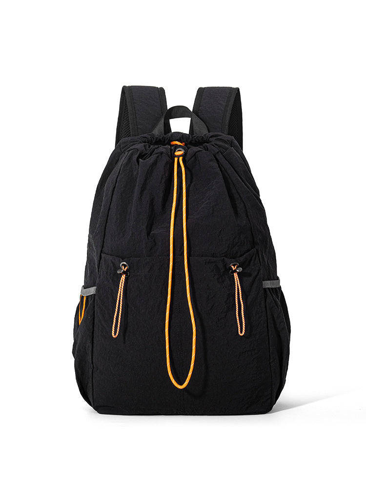 Lightweight Outdoor Sports Drawstring Backpack with Wet-Dry Separation