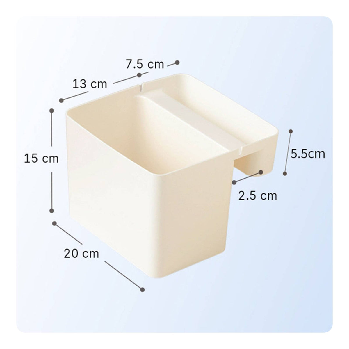 Bunk Bed Storage Organizer Space Saving Dorm Room Bedside Shelf Large Capacity