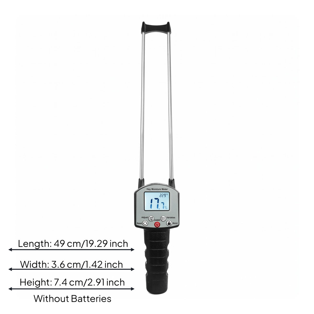 Hay Dampness Meter English-Labeled Forage Dampness Meter Fast Reading