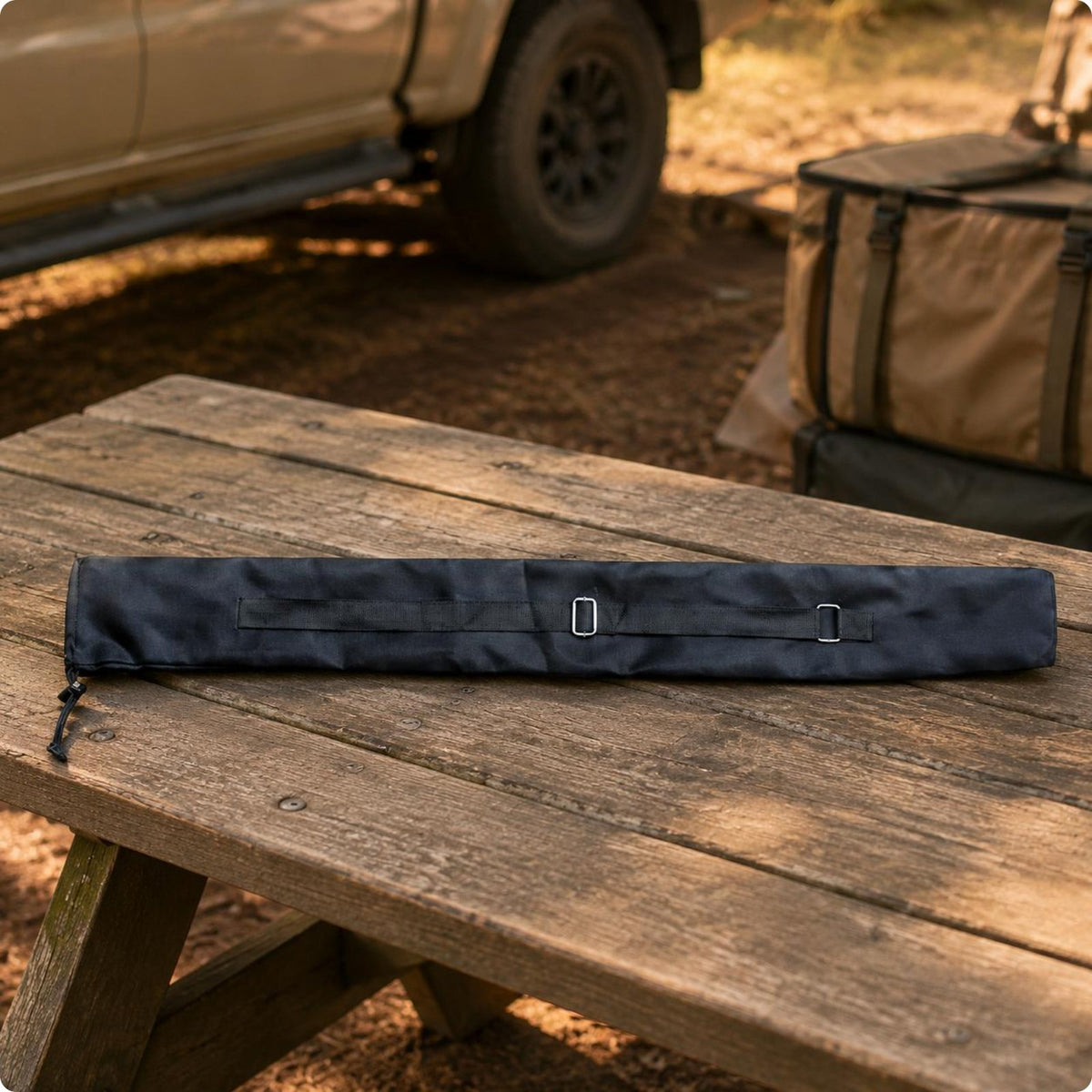 Car Awning Pole Portable Telescoping Aluminum Pole Easy to Install for Campers