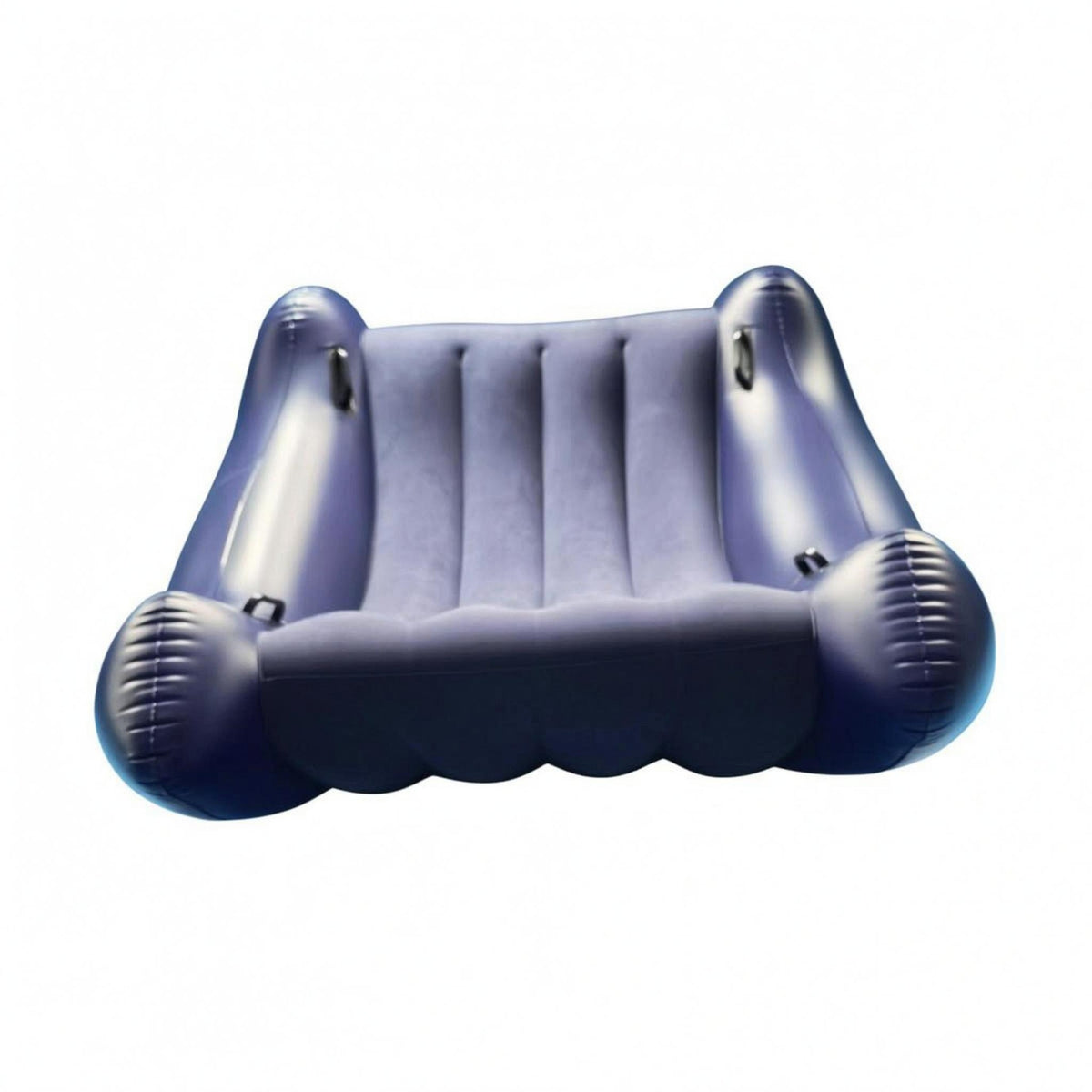 Inflatable Kids Sofa Ribbed Seat PVC Lounge Sofa Segmented Construction Seating
