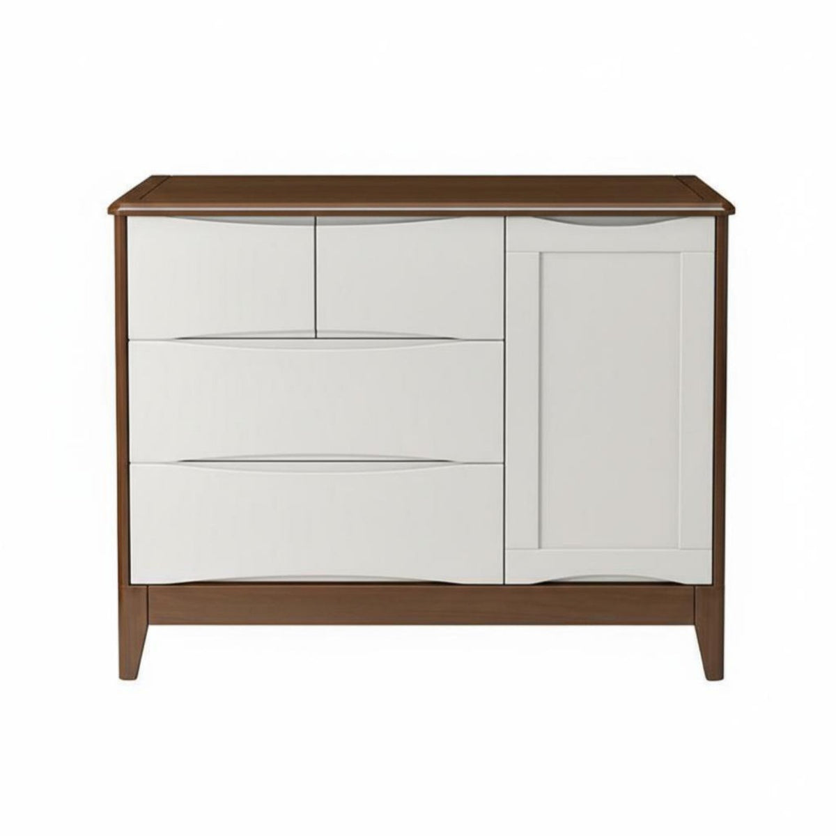 Multi-Functional 5-Drawer Chest adaptable Design Storage Furniture Space-Saving chest of drawers effortless Sliding Drawers for Apartment Dwellers, Homeowners, Remote Workers, Bedroom, Living Room, Small Spaces, Hallway