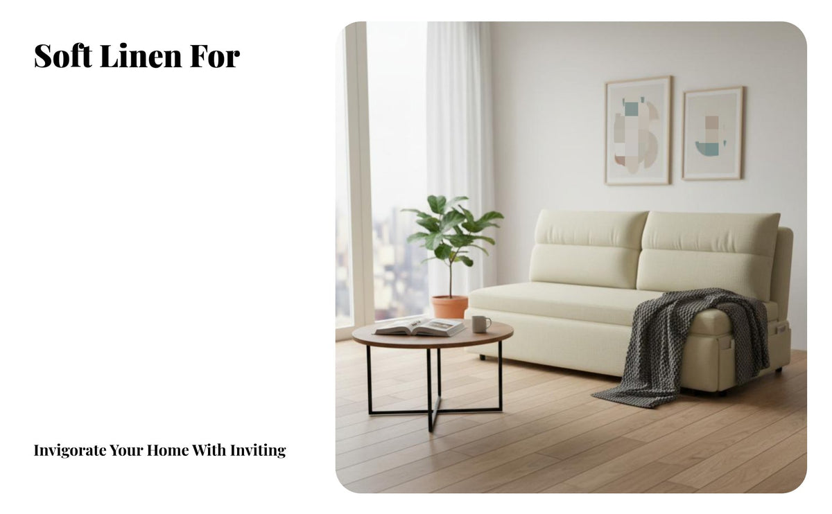 Space-Saving Pull-extendable Sofa Bed 2-in-1 Design Pull-extendable Sleeper Loveseat doublePurpose transformable Couch Hidden Storage for Apartment Dwellers, Students, Homeowners, Small Spaces, Living Room, Office