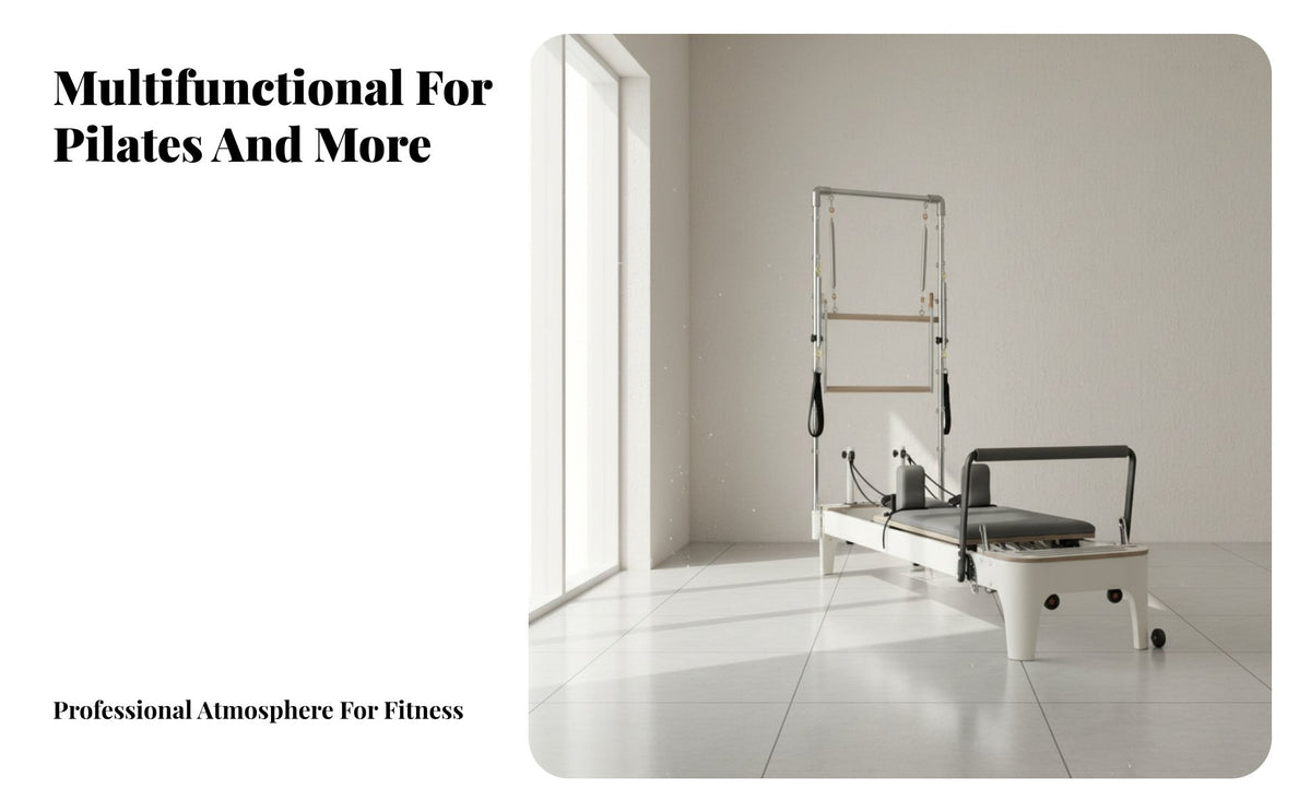 Pilates Luxury Bed Versatile Combo Design Reformer Luxury Combo Adjustable Core Training Bed for Fitness Professionals, Seniors, Full Body Workout