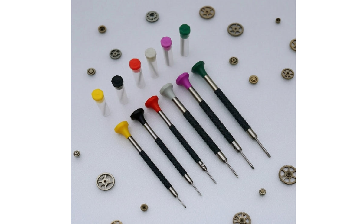 6 Pieces Small Precision Screwdriver Set Screwdriver Set with Carrying Case Portable Repair Tool Kit with Carrying Case for Jewelers