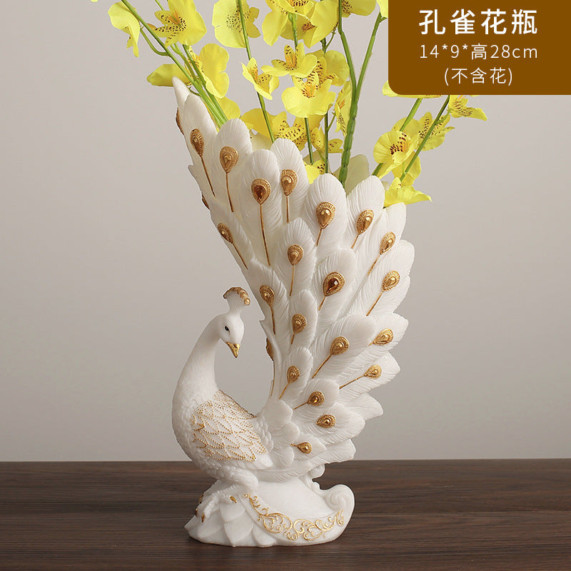 Peacock Vase 8730