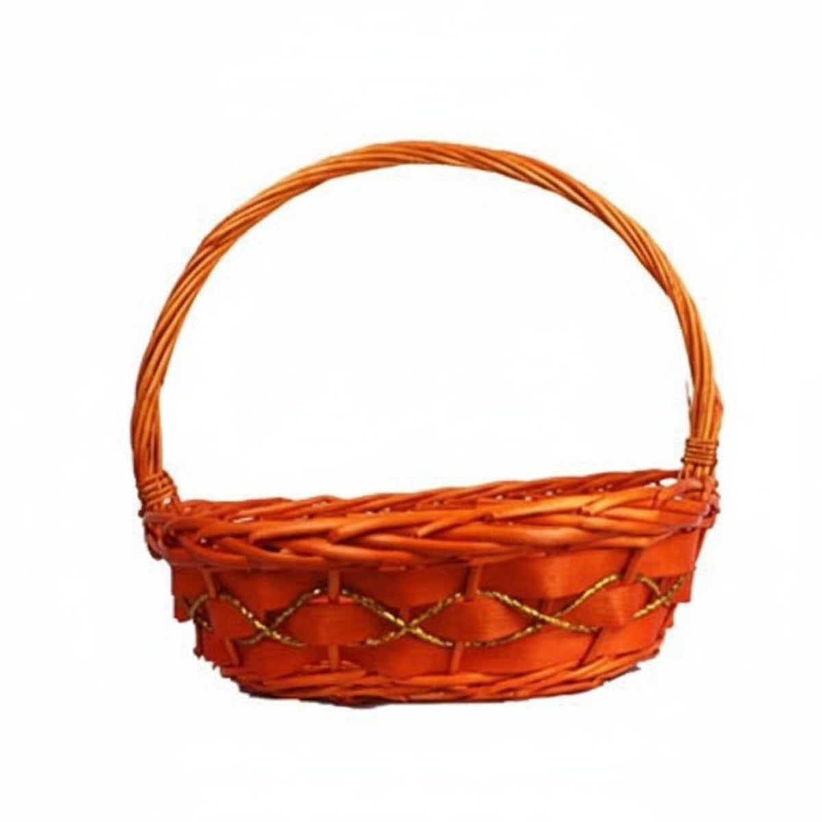 Handled Woven Basket multipurpose Handled Gathering Basket multipurpose