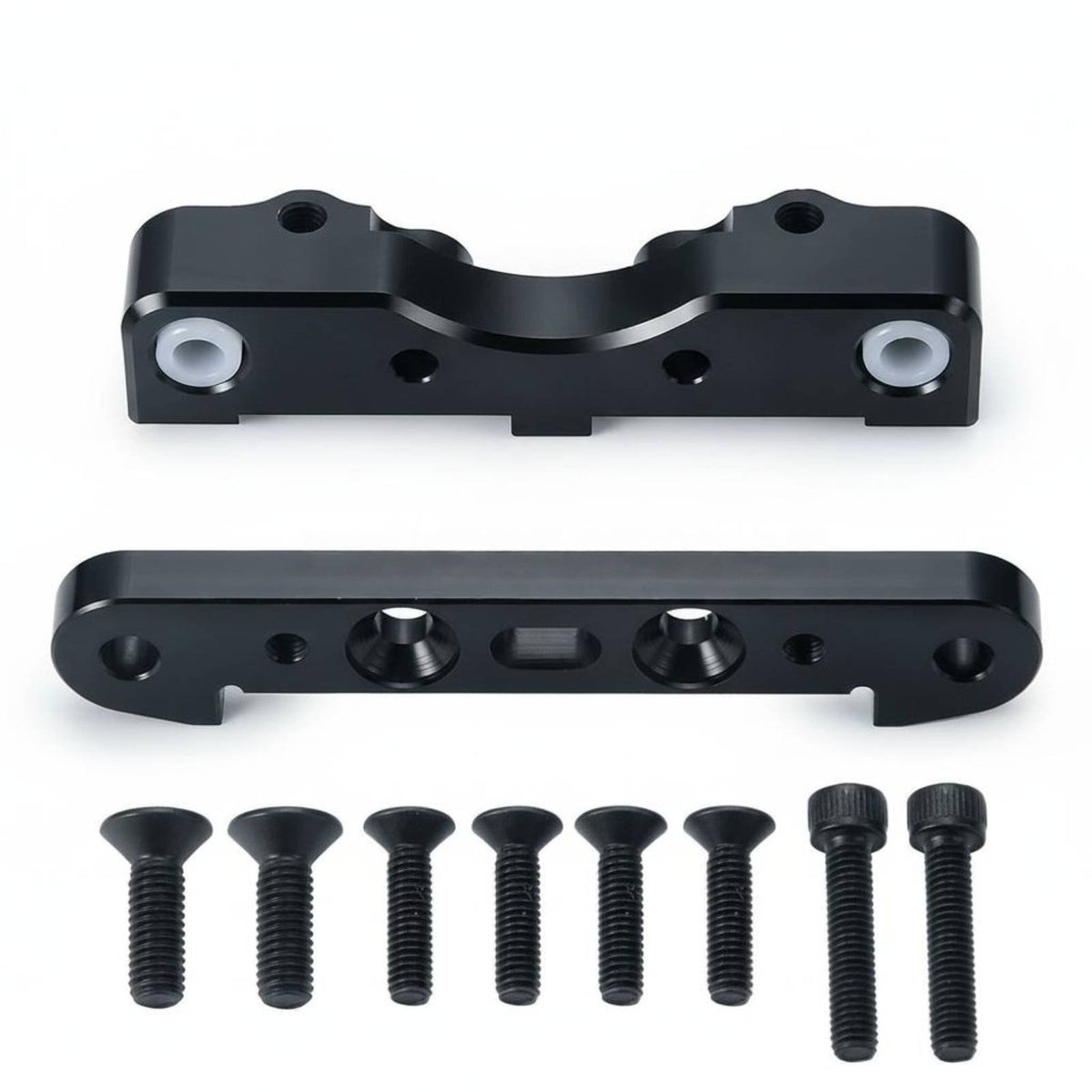 Lower Damping System Arm Mount Easy to Install Front Rear Damping System Bracket Set RC Parts for Rough Terrain, Bashing