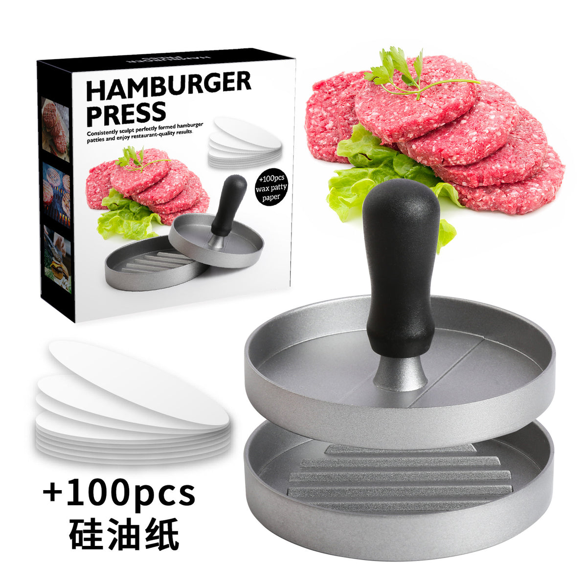 L Burger Press W 100
