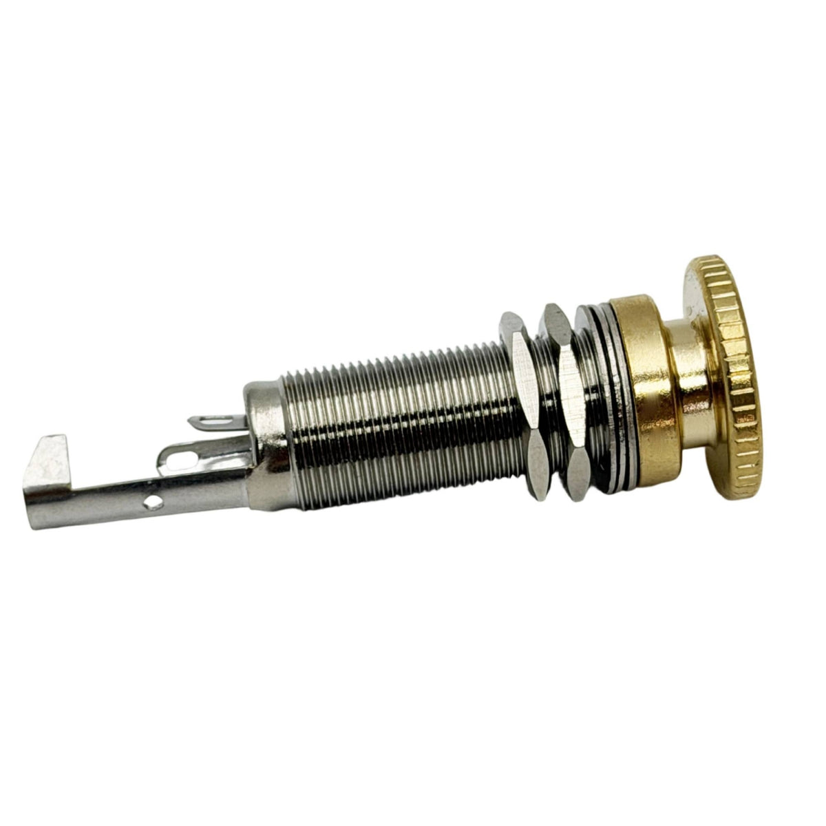 Individual Audio Panel Mount Jack Compatible Mono TS Jack Easy to Solder for Guitarists