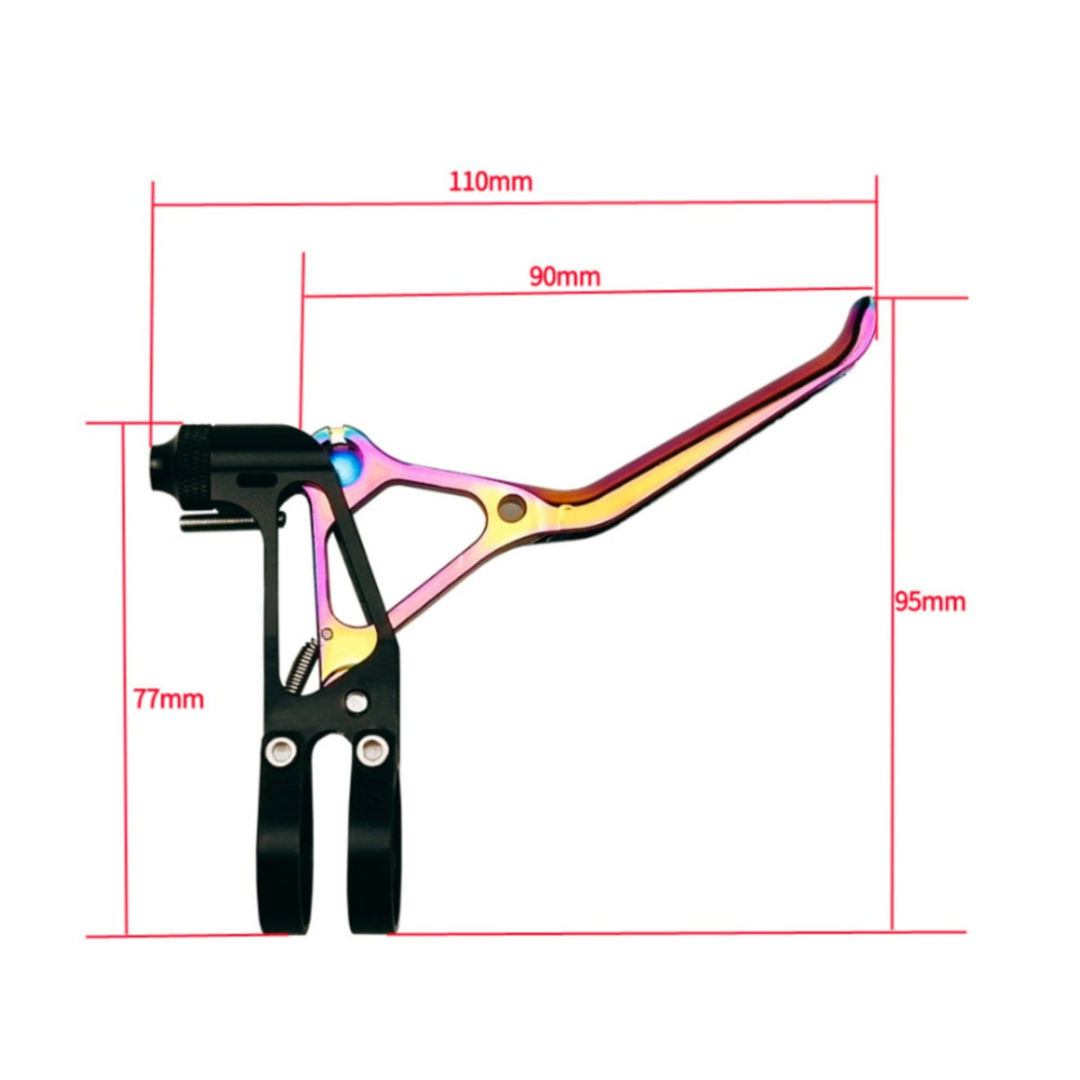 CNC Brake Lever Anti-Slip Grip Lightweight Brake Lever Long-Lasting