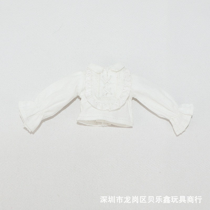 阿巳3.0宫廷哥斯特衬衫背带裤大12分娃衣裤子BJD加长腿裤工厂自产