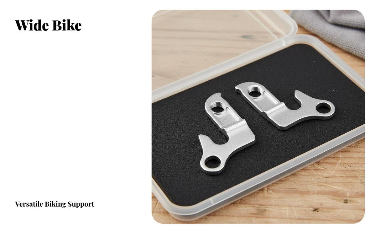 Rear Derailleur Hanger High-Strength Aluminum Alloy Cycle Gear Mech Hanger Cycle Tail Hook Sacrificial Design Bike Tail Hook