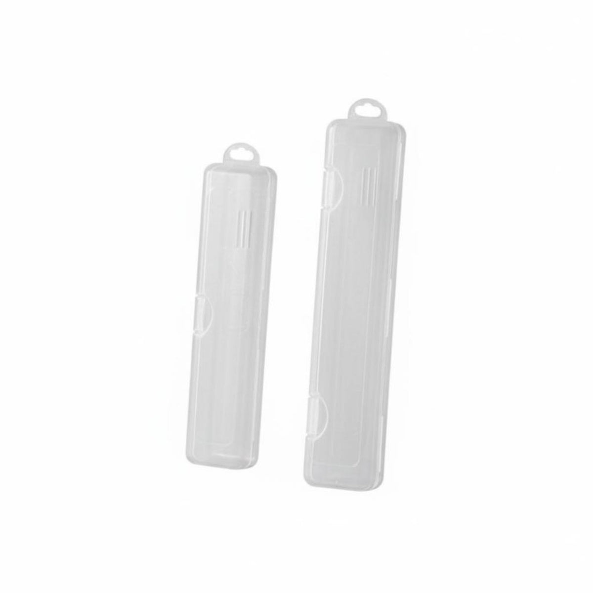 Portable Rinse container Case Breathable 2-Part Toothbrush trip container Lightweight