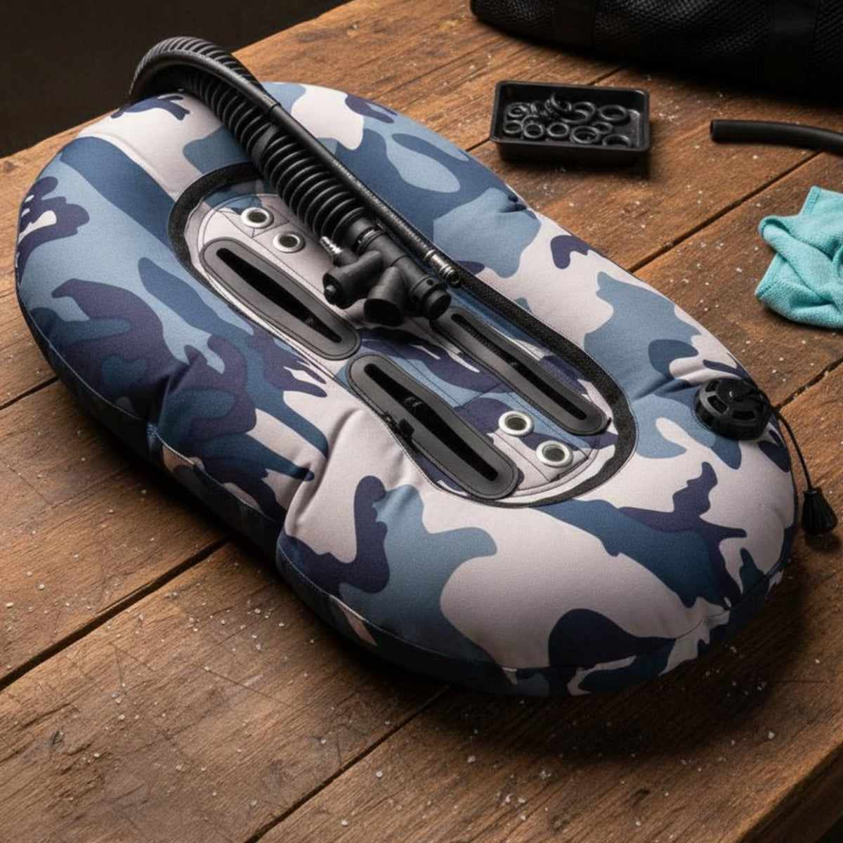 Backmount BCD Wing Includes Inflator Hose Scuba Diving Wing Backplate Compatible BCD air cells for Technical Divers