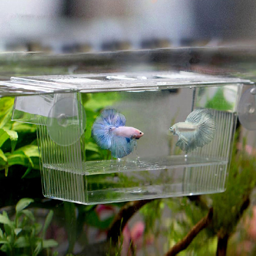 Acrylic Aquarium Fish Tank Breeding Box Isolation Box Multi-purpose Fry Breeder Incubator