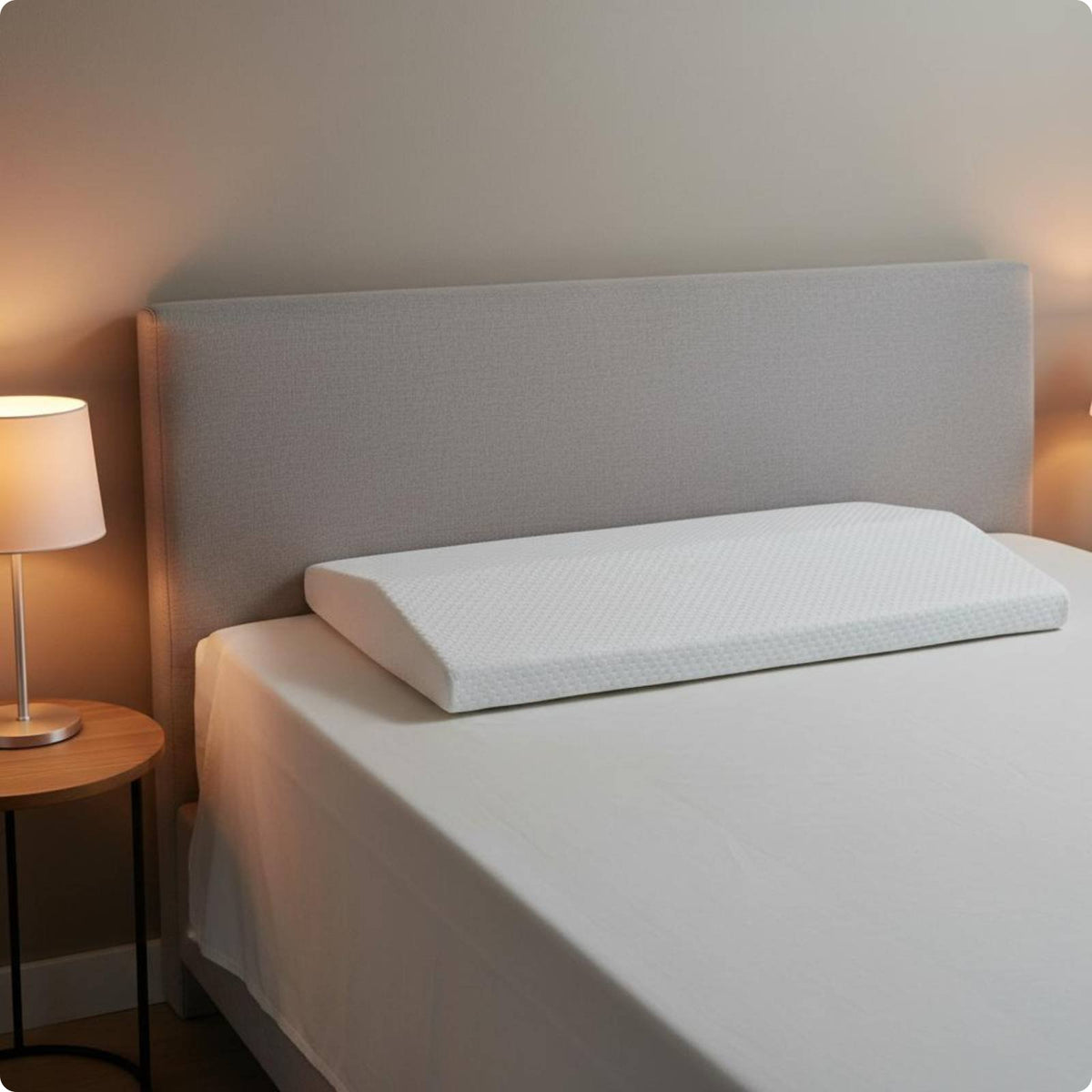 Memory Foam Pillow Ergonomic Backrest Support Cushion Zippered