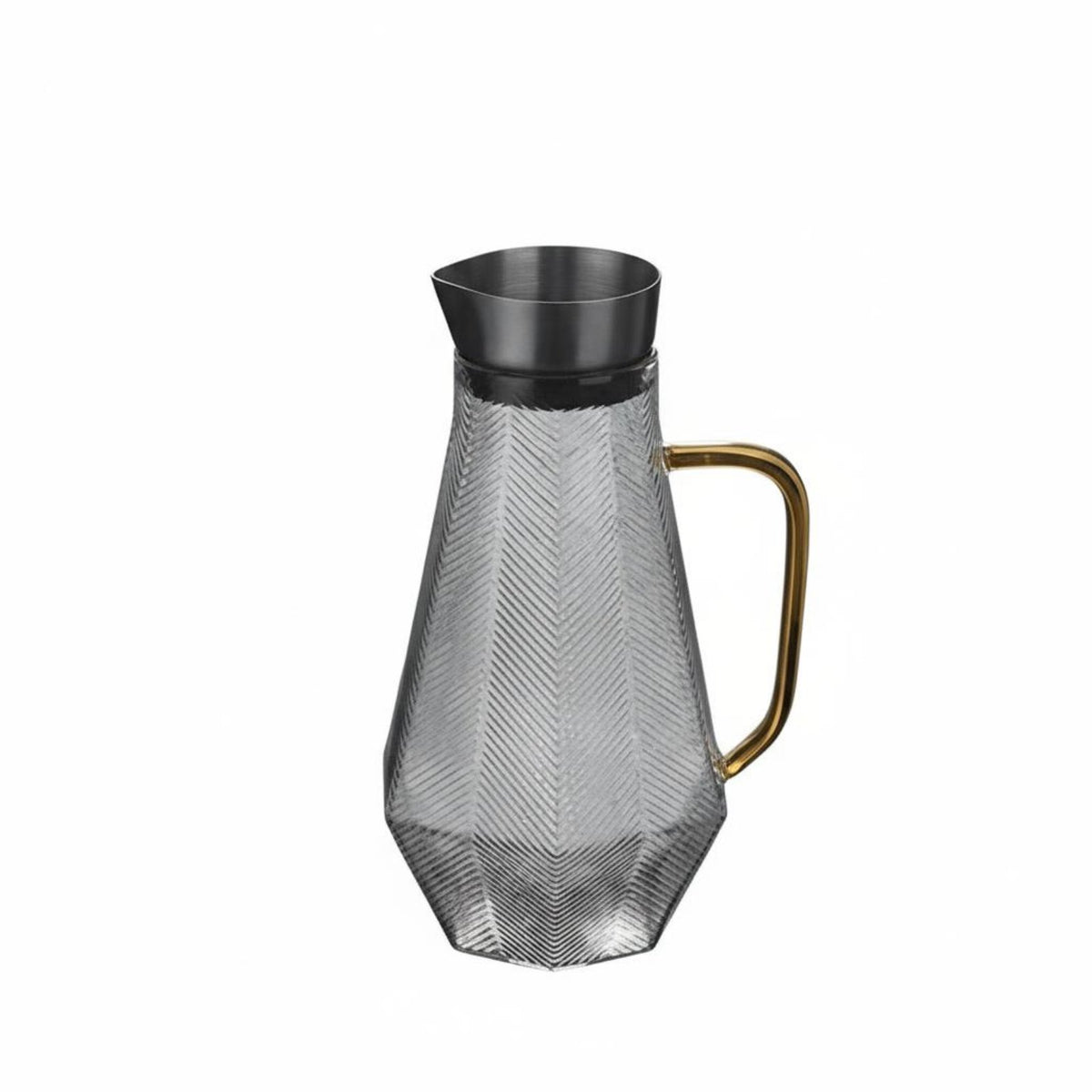 Easy to Clean Glass Water Jug Safe Large Capacity Juice Pitcher Anti-Leak-Proof Spout for Homeowners, Families, Home, Refrigerator