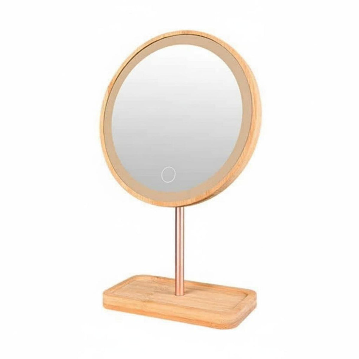 Lighted Makeup Mirror with Tray Base illuminated light upd Home Furnishing for Gifters