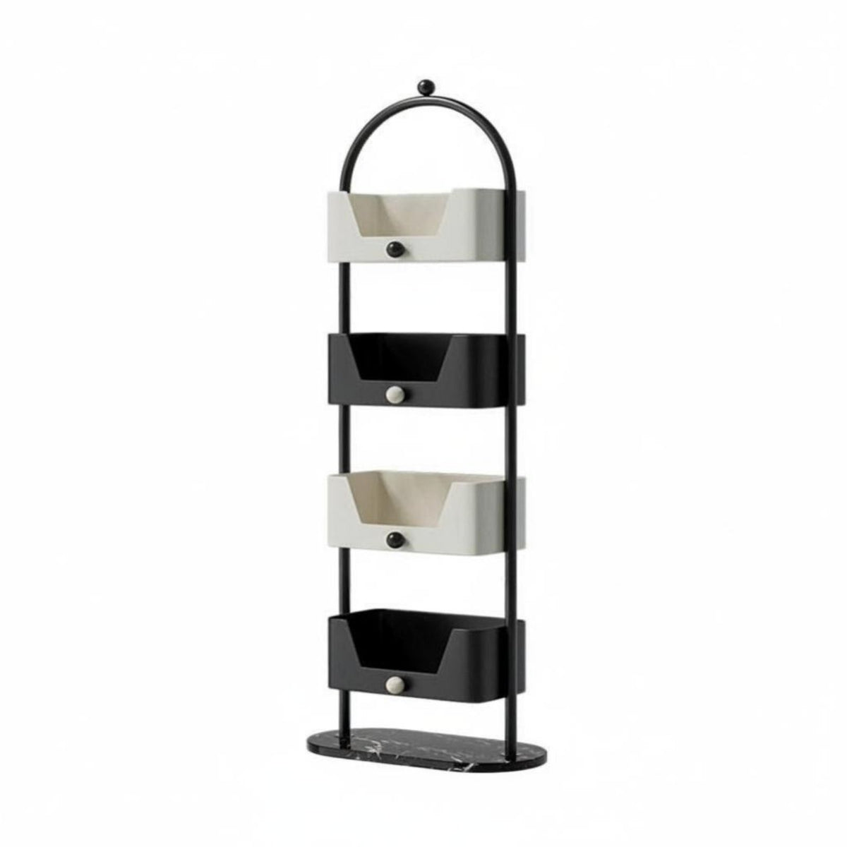 Multi-Tier Flower Pot Stand Hanging Rod Included Multi-Tier Plant Stand