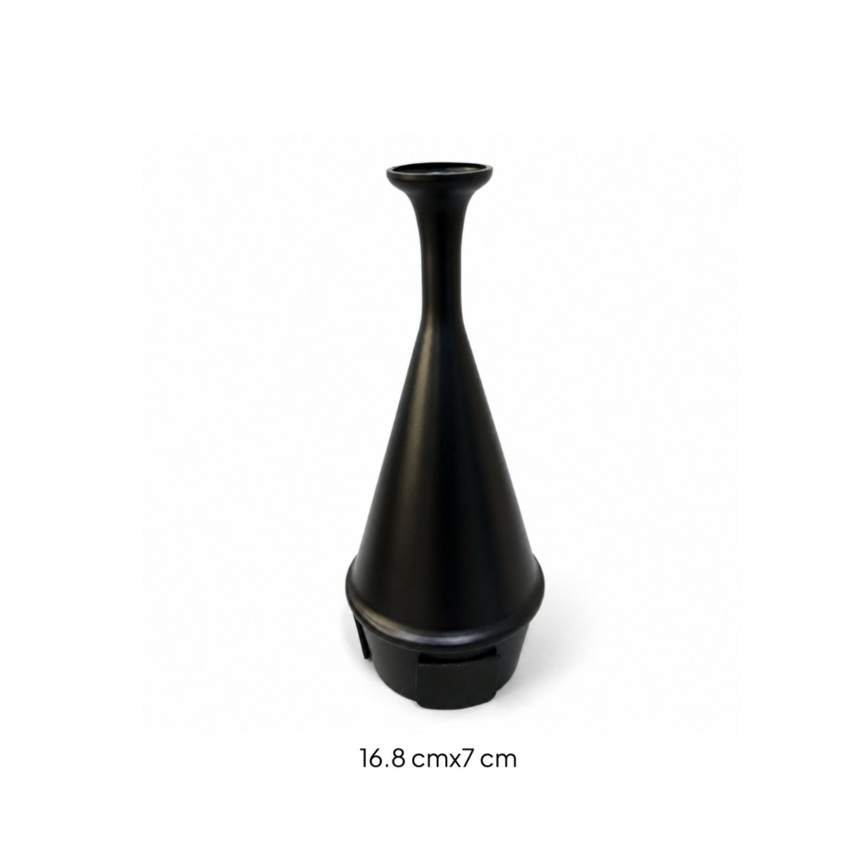 Matte Black Practice Mute Lightweight Brass Instrument Silencer Tapered Practice Silencer Compact for Students, Rehearsal, Apartment