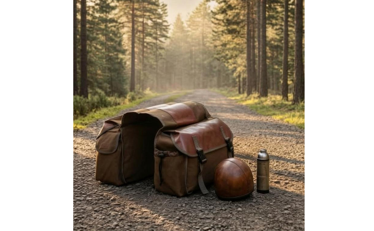 Rear Pannier Bags Side Pockets Double Pannier Bag Coated Finish Bicycling Equipment