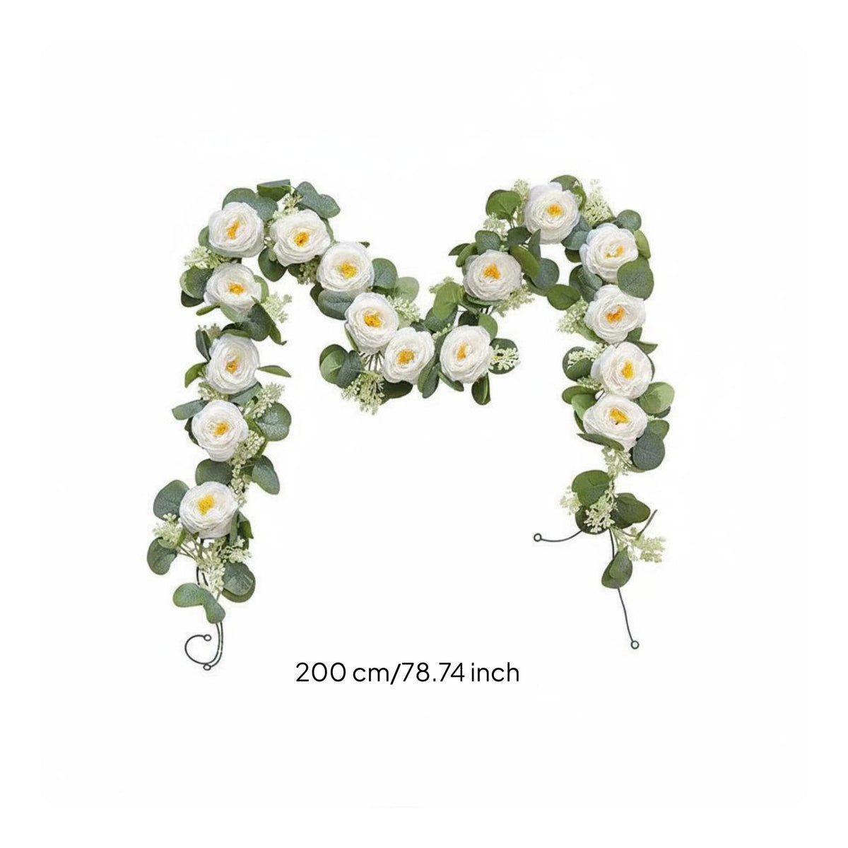 Artificial Flower Vine Long-Lasting Silk Flower Vine Fade Resistant for Wedding