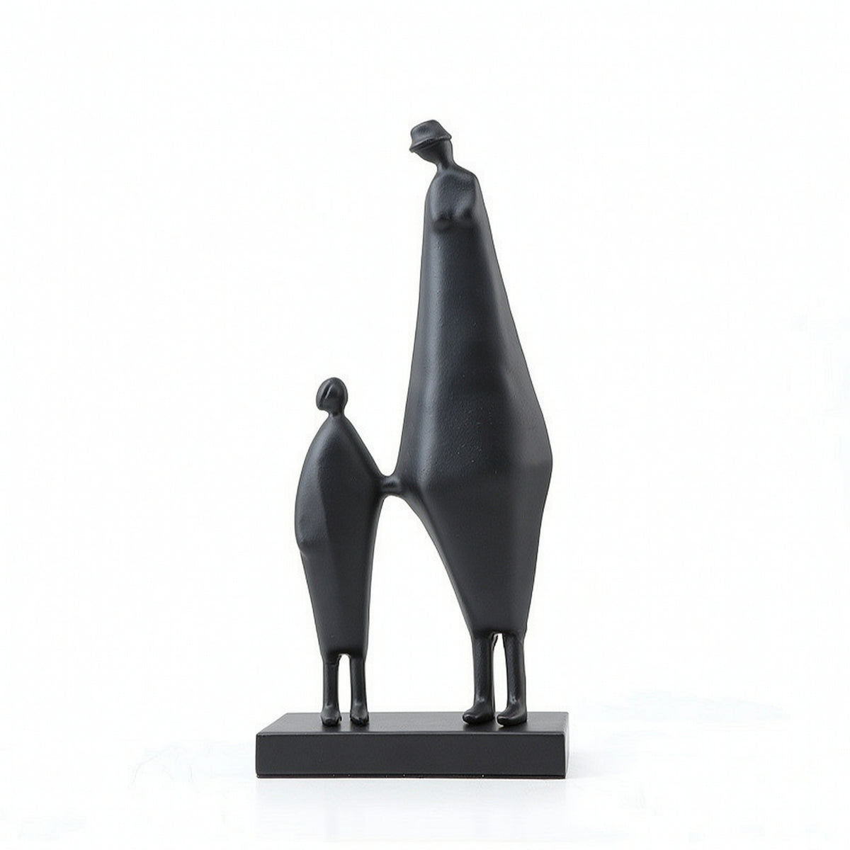 Abstract Metal Sculpture Modern Decorative Statue Artistic for Office, Bookshelf