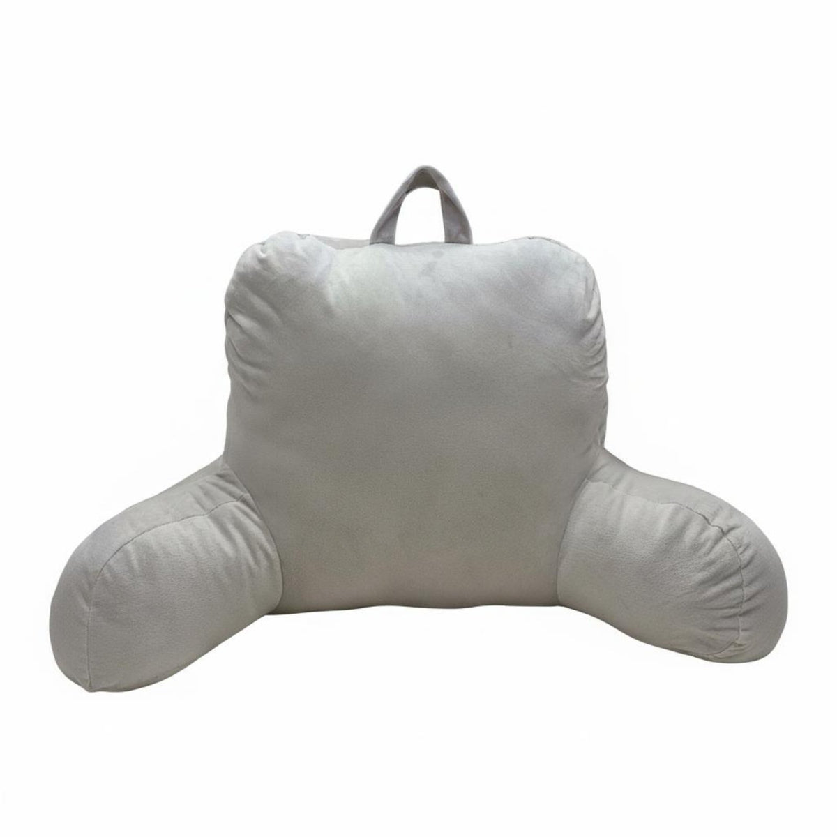 Bed Rest Pillow with Arms Ergonomic Design Sit up Pillow with Armrests Soft Material Support Backrest Cushion for Students, Floor Sitting