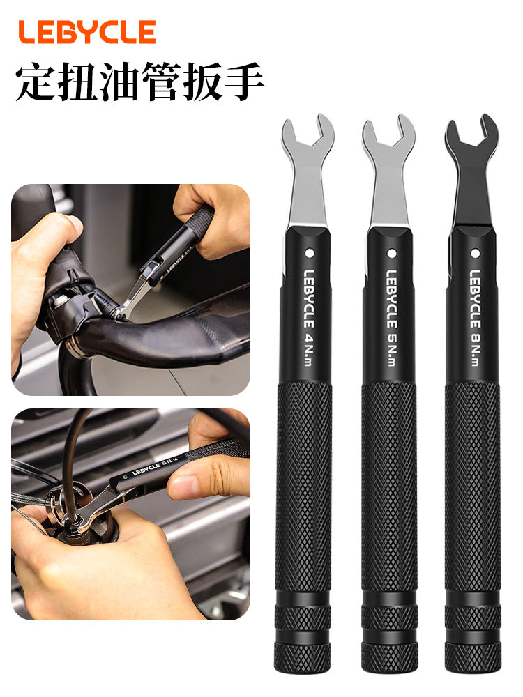 Hydraulic Brake Line Torque Wrench for Road Bike, 4/5/8Nm