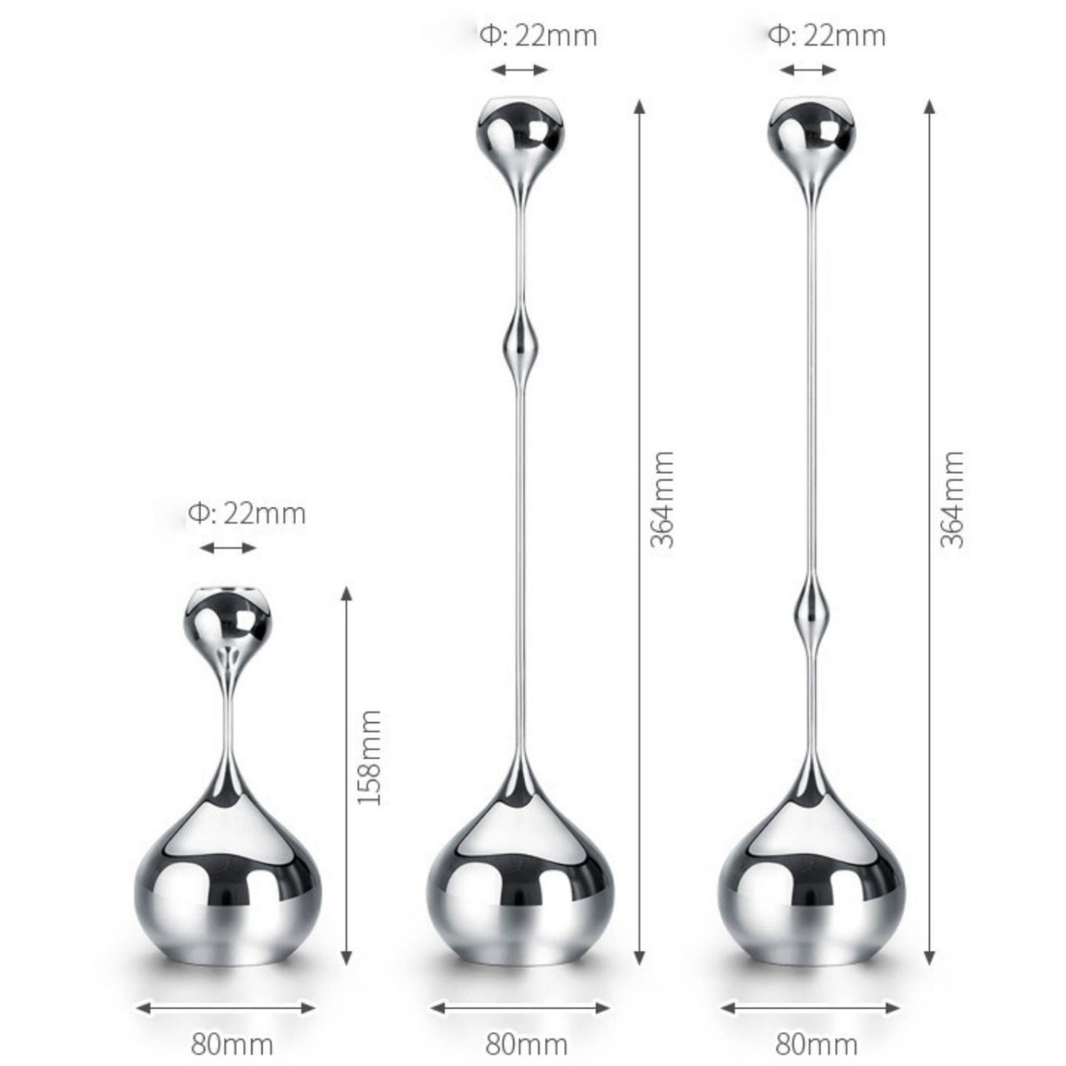 Stainless Steel Candle Holder Decorative Home Decor Sculpted for Gift