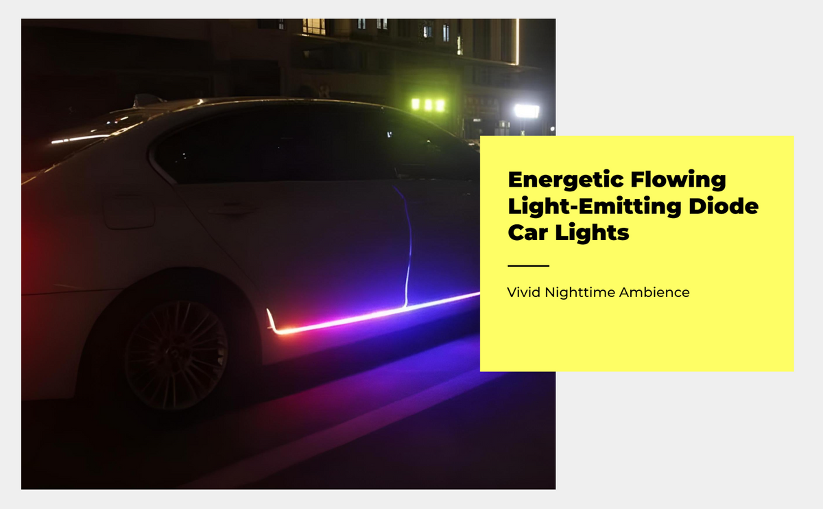 Waterproof RGB car LED strips, app control