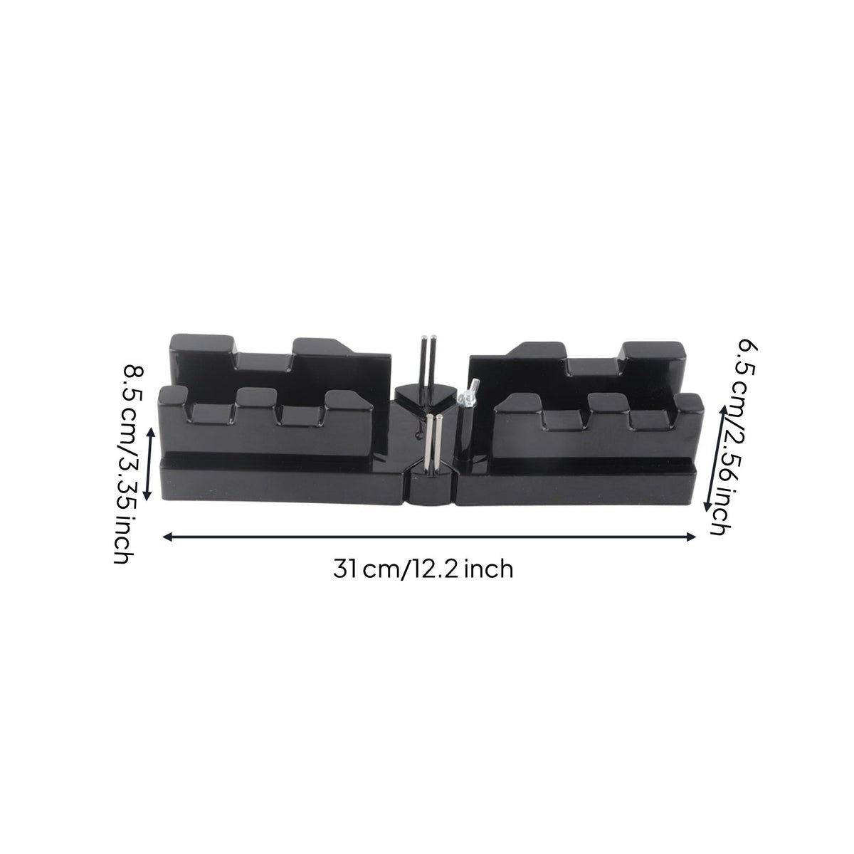 Bevel Miter Box with Scale Markings 2 in 1 Angle Box for Home Repair, DIY Users