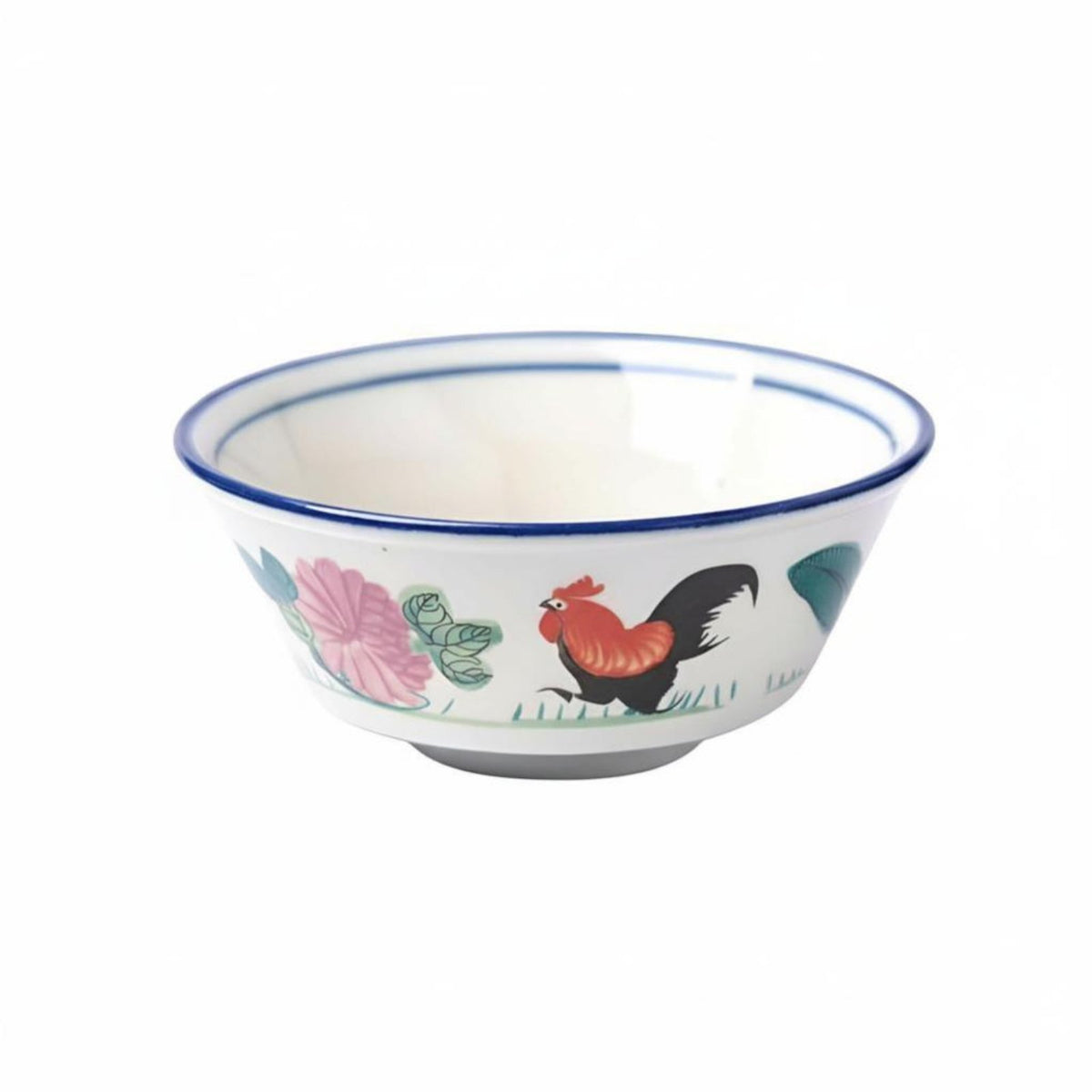 Retro Rooster Ceramic Tableware Set, Bowl & Plate, Restaurant Hotel Hotpot