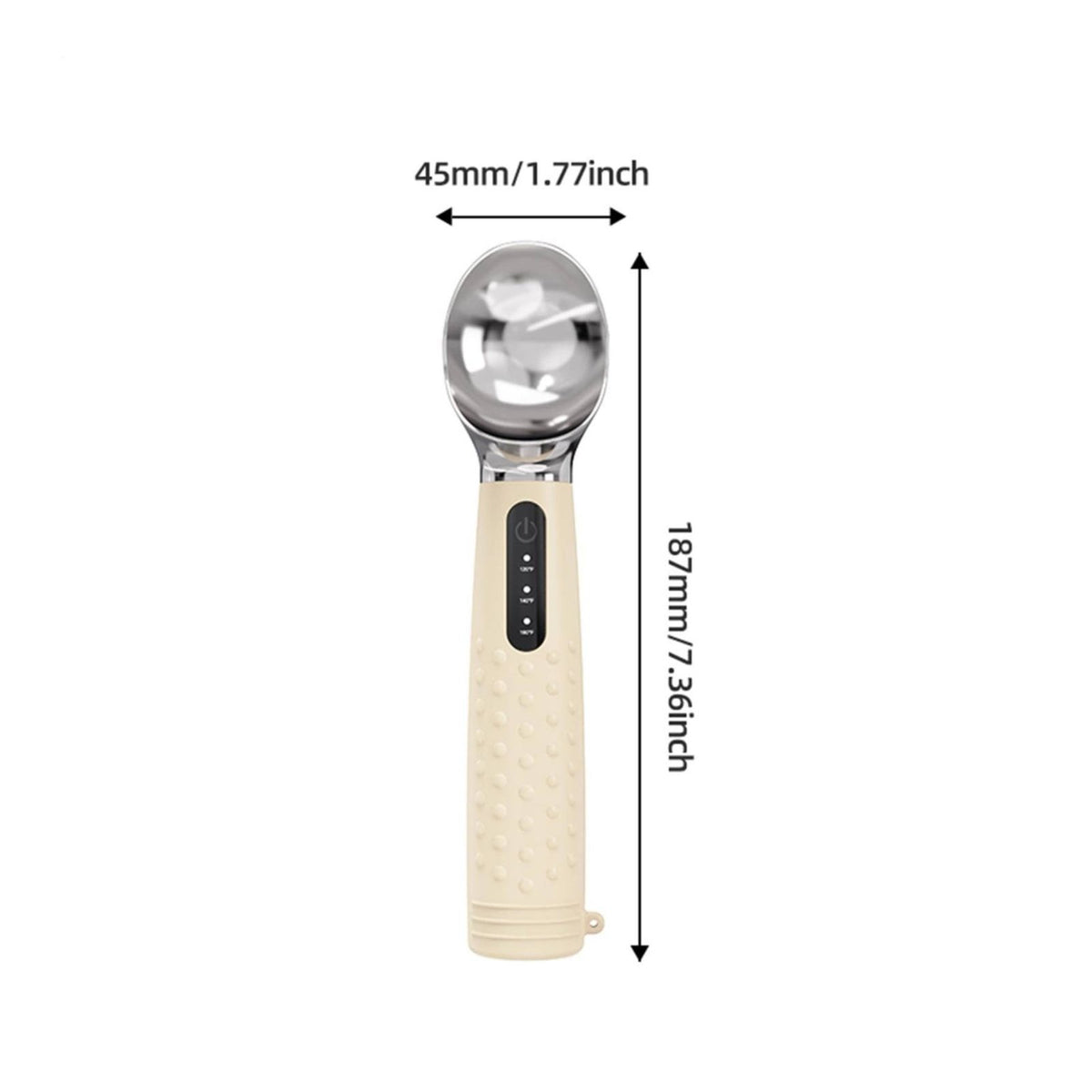 Rechargeable Melting Spoon Adjustable Temperature Dessert Tool for Parties
