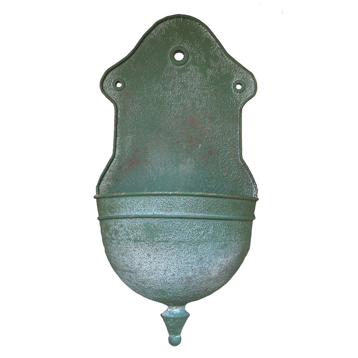 wall Planter Weathered Finish Wall-Mounted Flower Pot Hanging Distressed Iron Planter