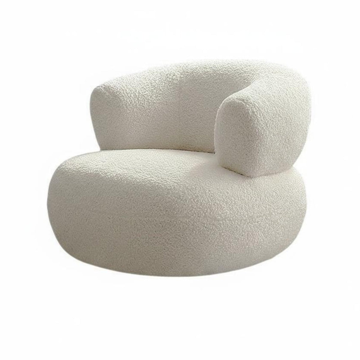 Curved Sectional Couch Light Luxury Aesthetic Curved sectional Lounger Creative Form High-Resilience Foam for Interior Designers