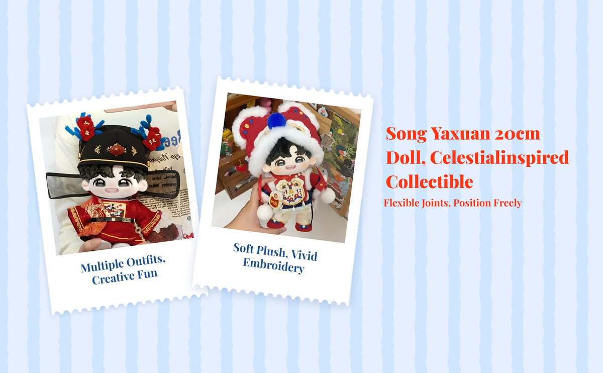 Plush Doll, Cute Dress-Up Rag Doll, Collectible Gift