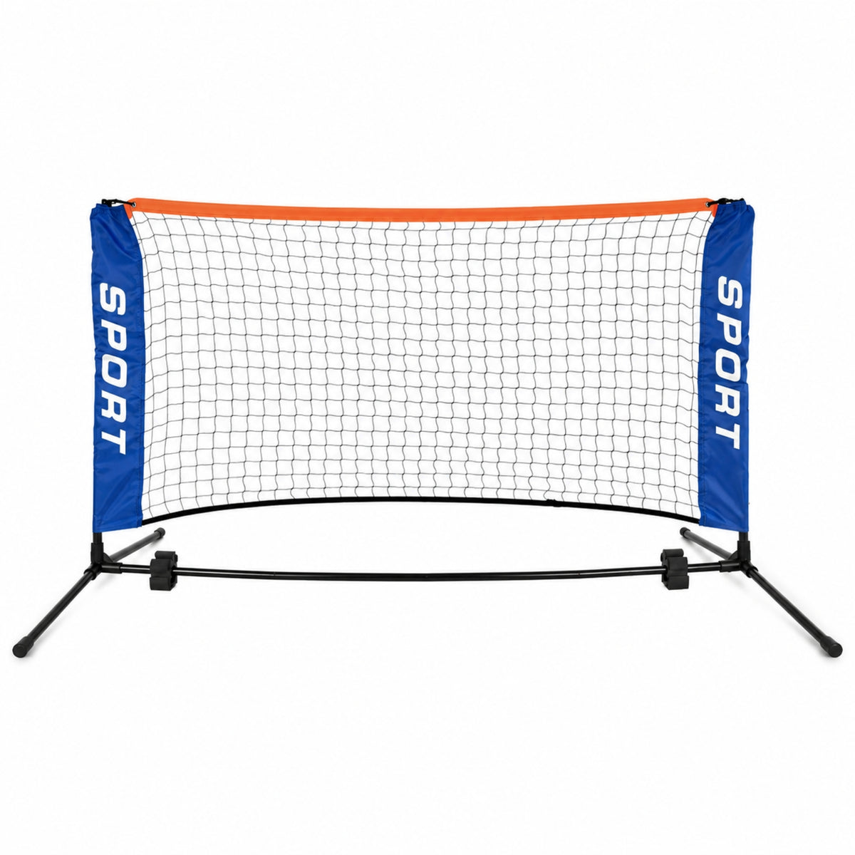 Easy to Assemble Sports Net System with Metal Frame Fast Setup Portable Sports Net Heavy-Duty for Driveway