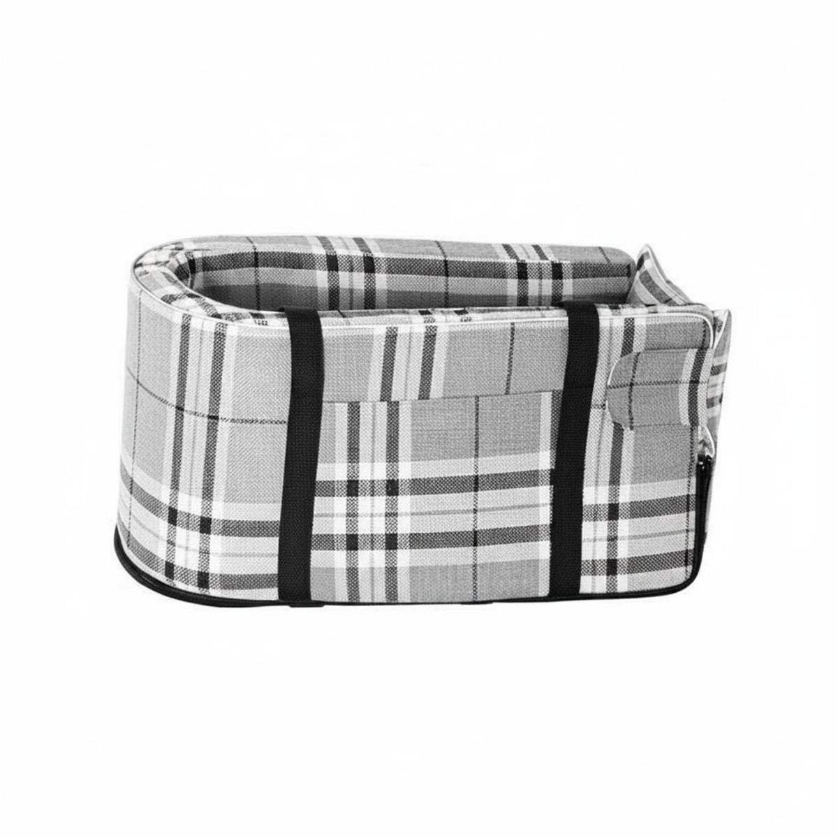 Foldable Car Console Pet Seat Versatile-Use Design Middle Console Dog Bed Detachable and Washable Dog Booster Car Seat Soft Padded for Cats, Small Dogs, Young Dogs, Road Trips