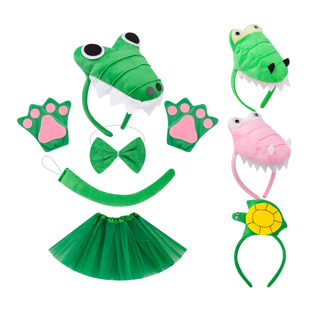 Dinosaur Headband for Kids, Animal Costume Headpiece for Stage Performance