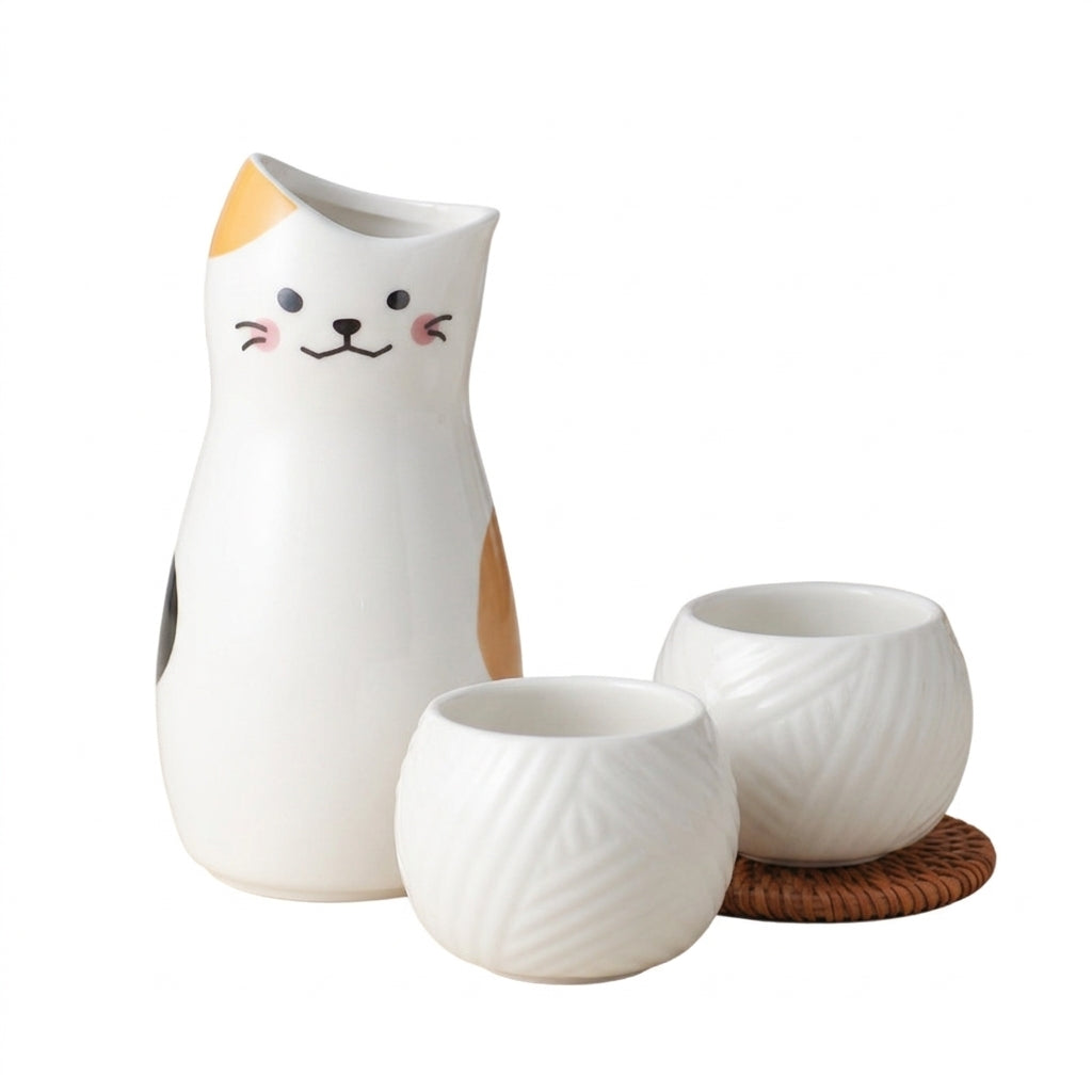 Japanese Sake Set, Fresh & Cute Style, 601-700ml