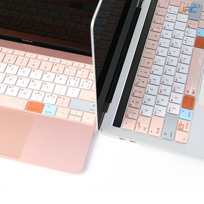 Silicone Keyboard Cover for Apple MacBook Pro/Air with Shortcut Functions