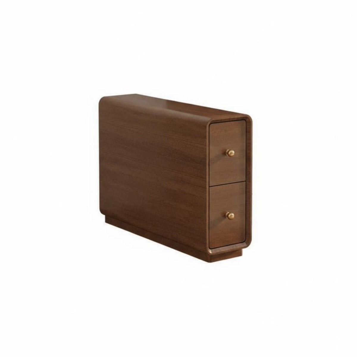 Rolling C-Table Space-Saving Household Furniture Mobile Design Vintage Look for Home Workers, Living Room, Small Spaces, Bedroom