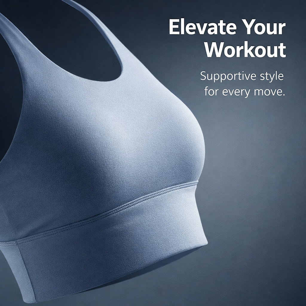 Sports Bras for Women with Built-In Support for Running and Fitness, Moisture Wicking Tank Tops for Gym with Wide Design