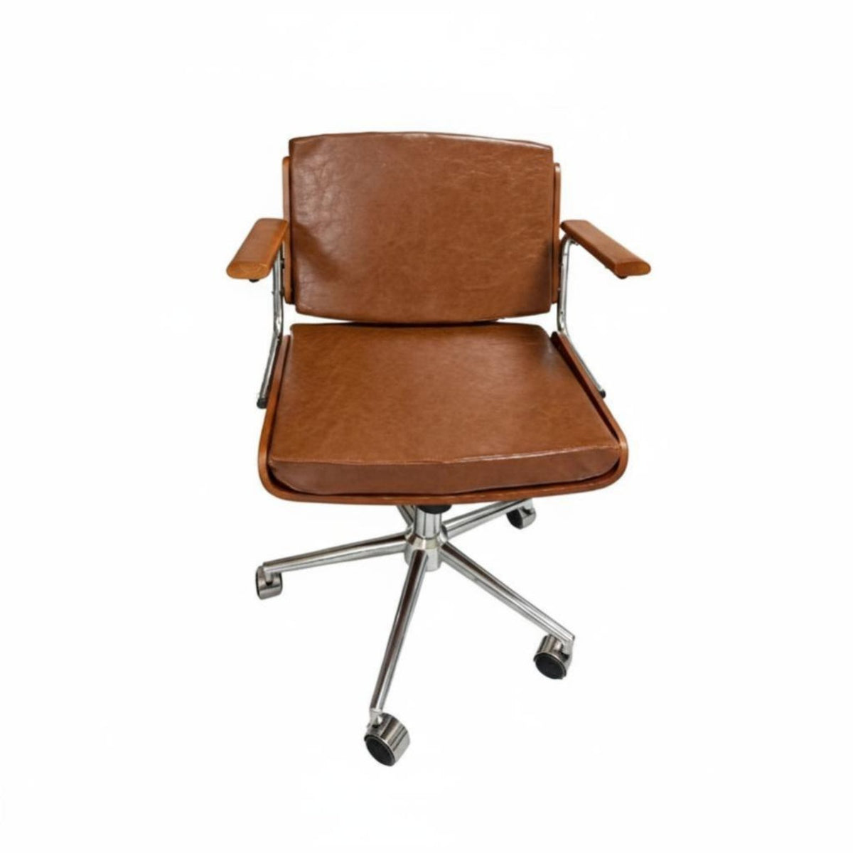 U-shapedcrownspine Armchair Sturdy Frame Accent Chair Elegant outsideline for Bedroom