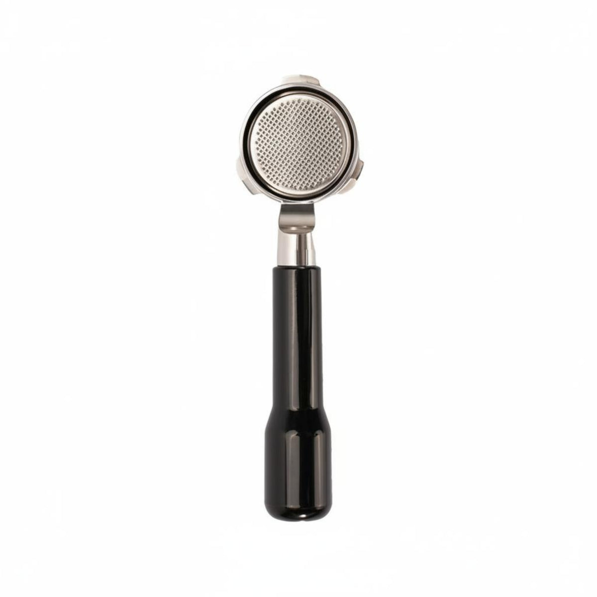 Coffee Machine Handle Professional Filter Basket Alloy Portafilter Stainless Steel Appliance Part Detachable Wood Resin Grip Universal Fit Suitable for Espresso Lovers Home Brewing