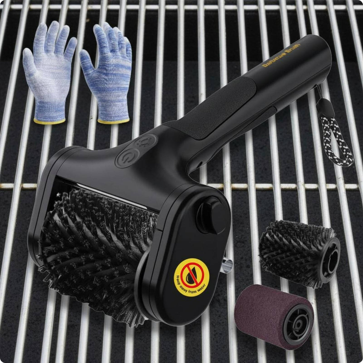 Lighted Barbecue Brush Heat-Resistant Electric Barbecue Cleaner Long Runtime