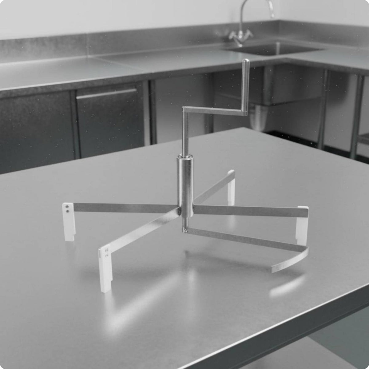 Manual Pancake Batter Spreader Easy to Clean Stainless Steel Crepe Spreader for Cafe Workers