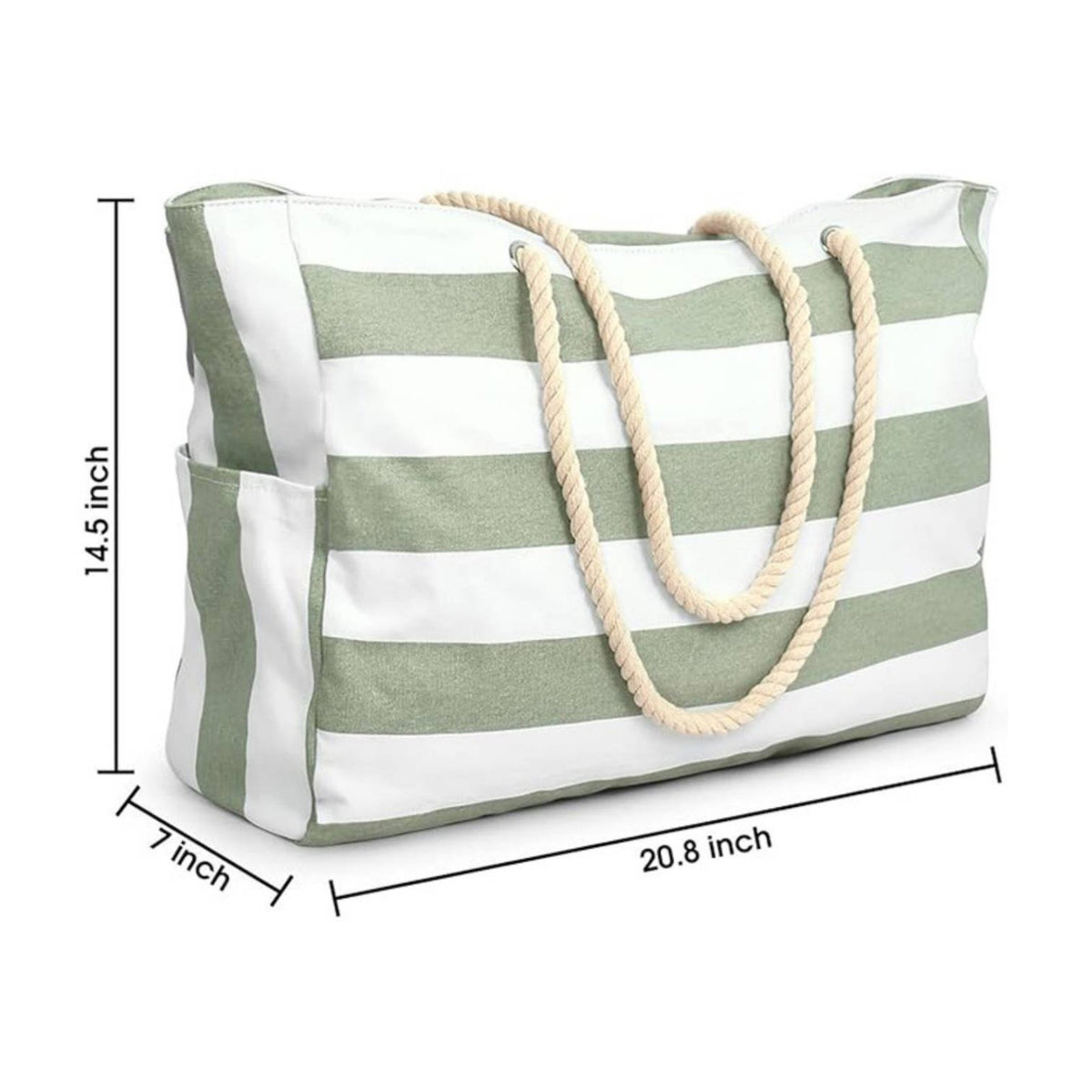 Waterproof Large Beach Bag Lightweight Women's Beach Tote Foldable Rope Handle Carryall Easy to Clean for Families, Pool, Travel, Vacation
